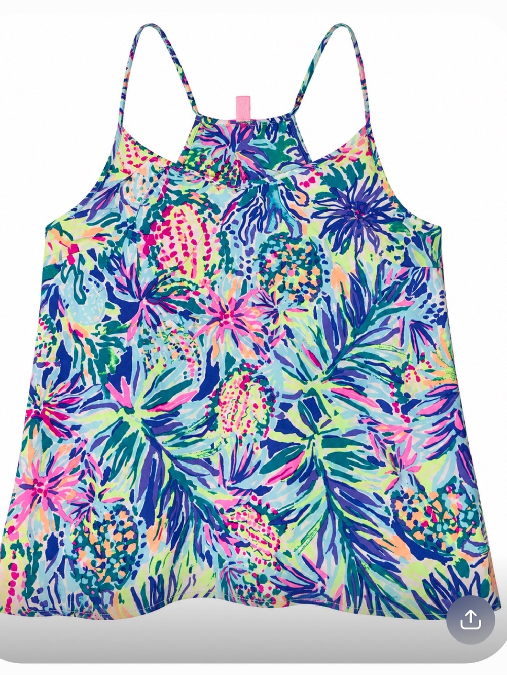 Lilly Pulitzer silk floral tank top